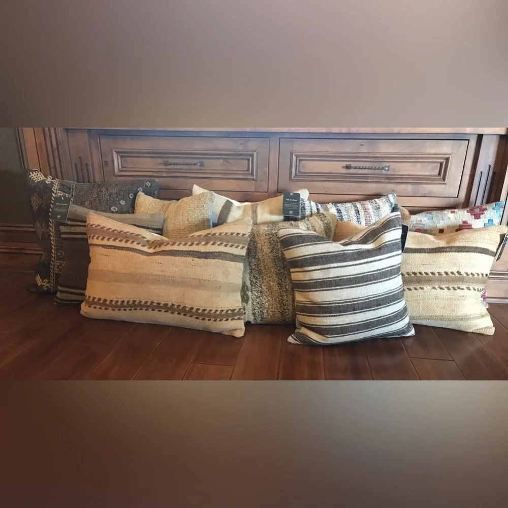 Loloi One Of A Kind Turkish Kilim Rug Pillow Cushion Cover